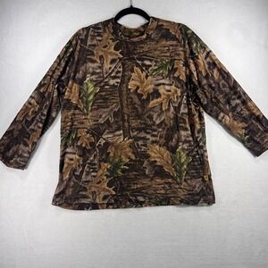 Ducks Unlimited Camo Long Sleeve Shirt L Realtree Camo Hunting Outdoors